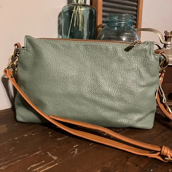 Valentina Genuine Leather Crossbody Bag - Picture 7 of 10